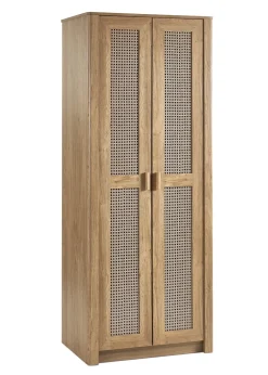 Julian Bowen Brown Sydney 2 Door Wardrobe (202 x 88 x 55cm)