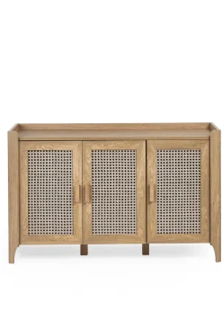 Julian Bowen Brown Sydney 3 Door Sideboard (75 x 120 x 41cm)