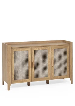 Julian Bowen Brown Sydney 3 Door Sideboard (75 x 120 x 41cm)