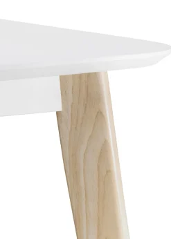 Julian Bowen Casa Rectangular Dining Table White/Oak (75 x 80 x 120cm)