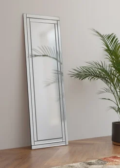 Julian Bowen Deco Frameless Dress Mirror (120 x 40 x 2cm)