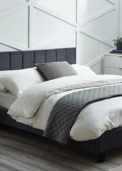 Julian Bowen Grey Rosa Bed