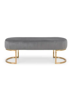 Julian Bowen Harrogate Velvet Bench (42 x 117.5 x 42.5 cm)