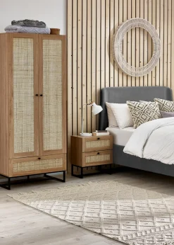 Julian Bowen Padstow Wardrobe Brown (190 x 80 x 56cm)