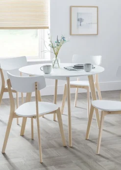 Julian Bowen Set Of 4 Casa Dining Chairs (80 x 50 x 50 cm)