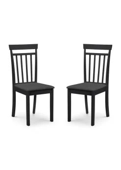 Julian Bowen Set Of 2 Coast Dining Chairs (94 x 44 x 50 cm)