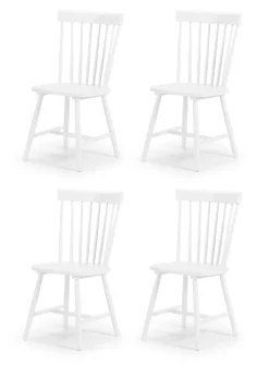 Julian Bowen Set Of 4 Torino Chairs (90 x 52 x 49 cm)