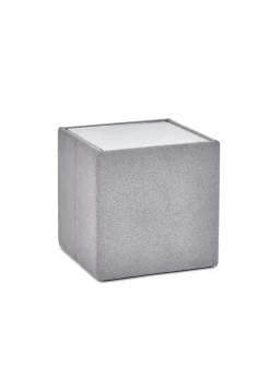 Julian Bowen Silver Rohe Lamp Table (45 x 45 x 45cm)