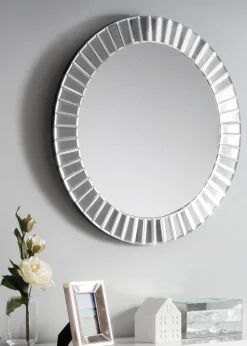Julian Bowen Sonata Small Round Wall Mirror (60 x 60 x 2cm)