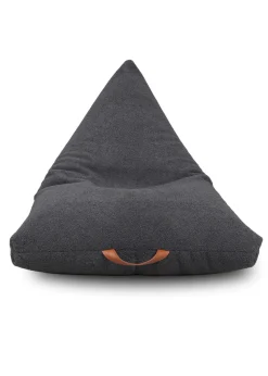 Kaikoo Grey Boucle Urban Seat Lounger with PVC Handle