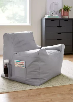 Kaikoo Grey Teenage Chairs with Pockets