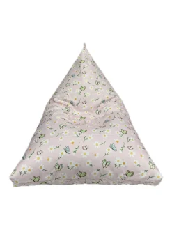 Kaikoo Kids Pink Butterfly Print Triangle