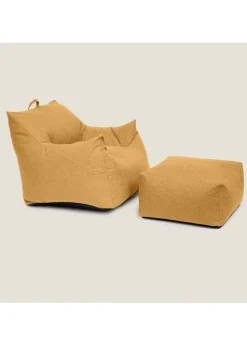 Kaikoo Ochre Large Single Chair  in Luxury Brushed Polyester