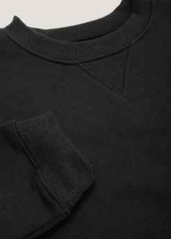 Kids 2 Pack Black Crew Neck School Sweatshirts (3-13yrs)