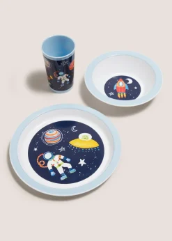 Kids 3 Piece Space Dinner Set