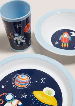 Kids 3 Piece Space Dinner Set