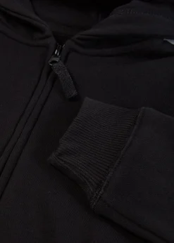 Kids Black Zip Up School Hoodie (3-13yrs)