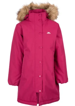 Kids Trespass Astound Padded Faux Fur Collar Coat (2-12yrs)