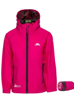 Kids Trespass Qikpac Pink Jacket (2-12yrs)