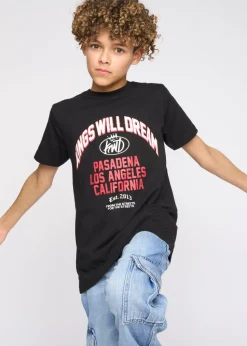 Kings Will Dream Black Pasadena T Shirt (7-14 yrs)