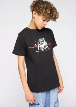 Kings Will Dream Black Paintsplat T Shirt (7-14 yrs)