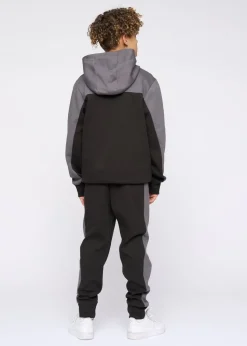 Kings Will Dream Black Techy Tracksuit 7-14 yrs)