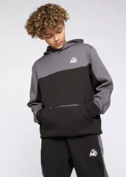 Kings Will Dream Black Techy Tracksuit 7-14 yrs)