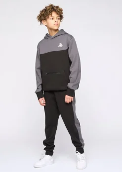 Kings Will Dream Black Techy Tracksuit 7-14 yrs)