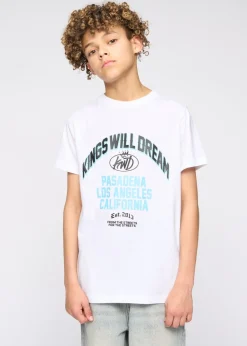 Kings Will Dream White Pasadena T-Shirt (7-14 yrs)