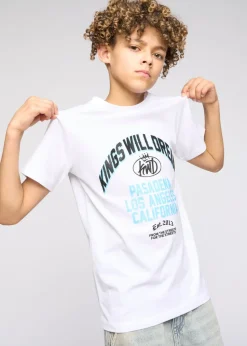 Kings Will Dream White Pasadena T-Shirt (7-14 yrs)