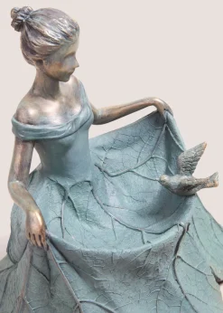 Lady With Skirt Birdfeeder