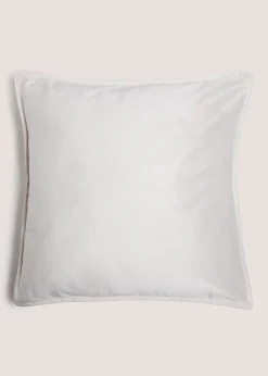 Large Cream Velvet Cushion