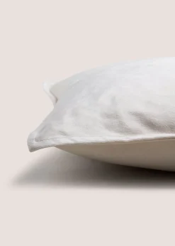 Large Cream Velvet Cushion