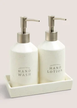 Laundry Co Natural Speckle Basin Set (19cm x 11cm x 3cm)