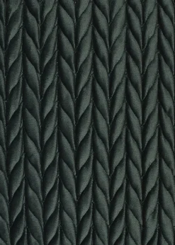 Laurence Llewelyn-Bowen Amory Velvet Green Filled Cushion (43cm x 43cm)