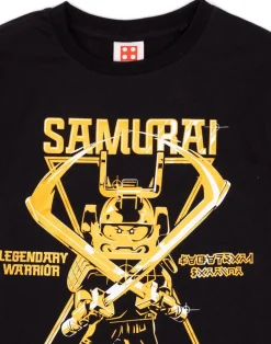Lego Boys Black Samurai Warrior Graphic Long Sleeved T-Shirt (3 - 12 Years)