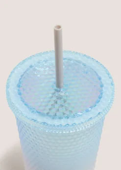 Light Blue Ombre Studded Tumbler