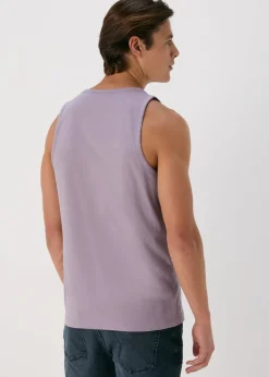 Lilac  Jersey Ringer Vest