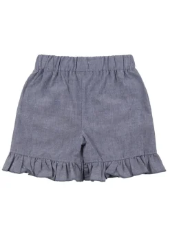 Lilly & Sid Blue Busy Bee Applique Shorts (24 Months- 8 Years)