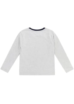 Lilly & Sid Grey Dinosaur Print Top (0-8 Years)