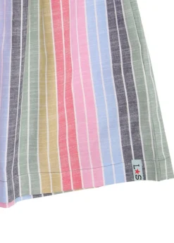 Lilly & Sid Multicoloured Rainbow Stripe Print Dress (0-8 Years)