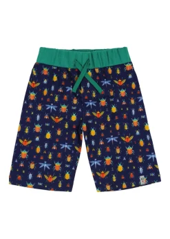 Lilly & Sid Multicoloured Bugs & Stripe Print Short 2 pack (0-8 Years)