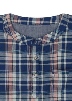 Lilly & Sid Navy Check Print T-Shirt (24 Months- 8 Years)