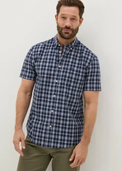 Lincoln Blue Wash Check Shirt