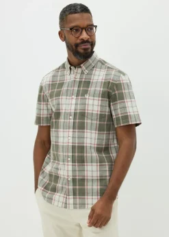 Lincoln Green Check Short Sleeve Shirt