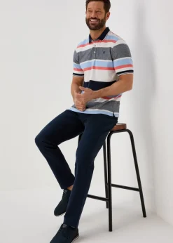 Lincoln Navy 5 Pocket Trousers