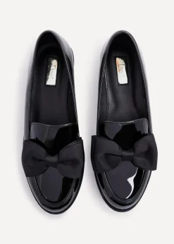 Linzi Cathy Black Patent Classic Slip On Loafer