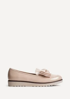 Linzi Cathy Camel Patent Classic Slip On Loafer
