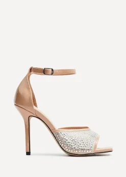 Linzi Erica Sand Patent Stiletto Heel
