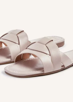 Linzi Fletcher Mocha Faux Leather Slider